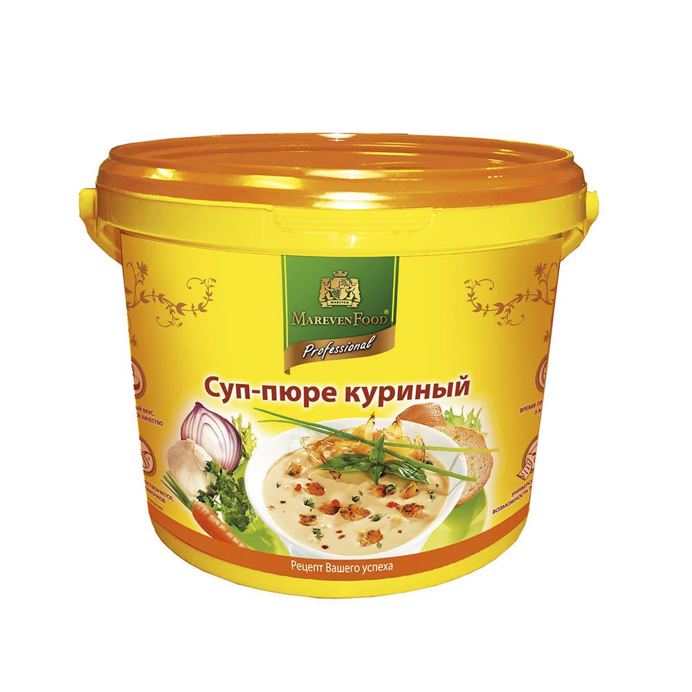 Суп - пюре куриный Mareven Food 4*1,8 кг. (КОД 13923) (+18°С)