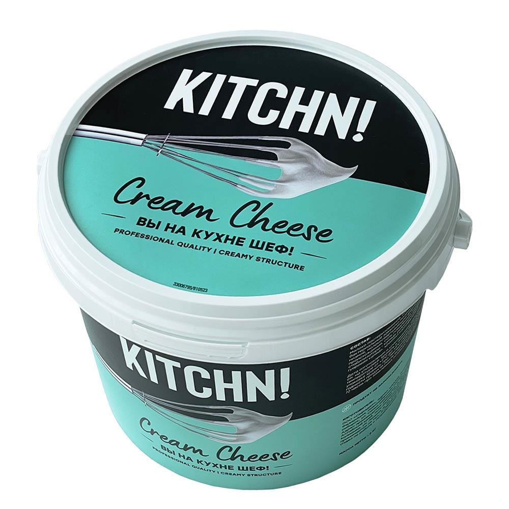 Сыр творожный 65% 2кг пл/ведро Cream cheese БЗМЖ ГОСТ KITCHN!® Россия (КОД  58244) (0°С)